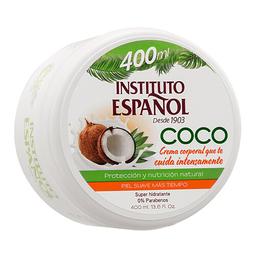 INSTITUTO ESPAÑOL Crema corporal super hidratante con leche de coco INSTITUTO ESPAÑOL 400 ml