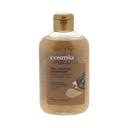 COSMIA Gel para ducha o baño exfoliante con jabón negro y trocitos de argán 250 ml