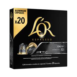 L'OR ESPRESSO Café en cápsulas Onyx I12, 20 uds