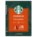 Café Colombia en cápsulas Starbucks compatible con Nespresso 18 ud