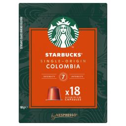 Café Colombia en cápsulas Starbucks compatible con Nespresso 18 ud