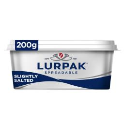 Mantequilla fácil de untar ligeramente salada Lurpak 200 g