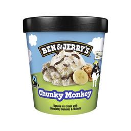 BEN & JERRY'S Tarrina de helado de plátano con trozos de chocolate y nueces 465 ml