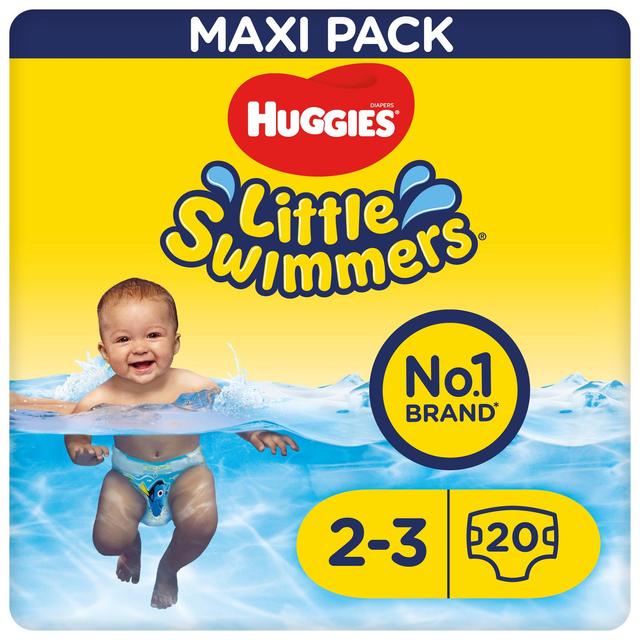 Bañador pañal desechable Huggies Little Swimmers T2-3 (3 kg-8 kg) 20 ud