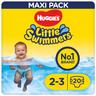 Bañador pañal desechable Huggies Little Swimmers T2-3 (3 kg-8 kg) 20 ud
