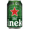 Cerveza heineken, lata 33 cl