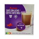 Producto Alcampo Café con leche en capsulas compatible con dolce gusto 16 uds. 160 g