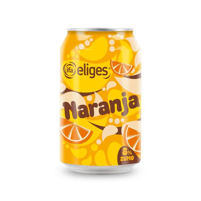 Refresco IFA ELIGES naranja con gas lata 33 cl