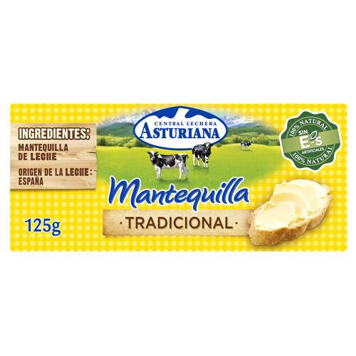 CENTRAL LECHERA ASTURIANA Pastilla de mantequilla tradicional sin sal CENTRAL LECHERA ASTURIANA 125 g