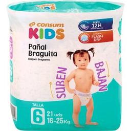 Pañal Braguita Talla 6 de 16 a 25 Kilos