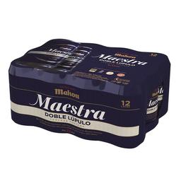 MAHOU MAESTRA Cervezas tostadas doble lúpulo pack 12 uds. x 33 cl