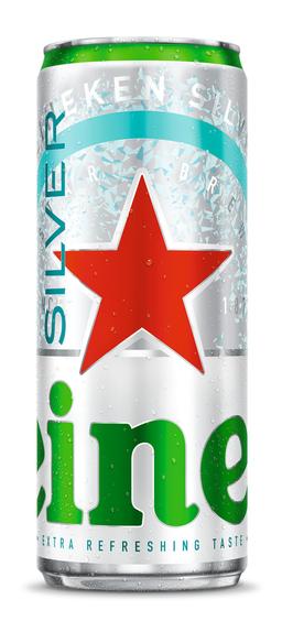 Cerveza rubia especial Heineken Silver lata 33cl