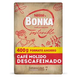 Café Molido Descafeinado Cultivo Sostenible Bonka Nestlé 400 g