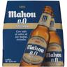 Cerveza tostada 0,0 mahou, pack botellín 6x25 cl