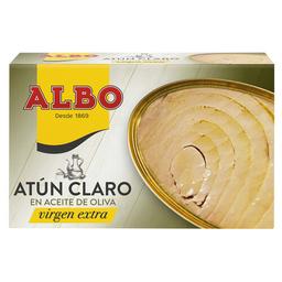 ALBO Atún claro en aceite de oliva virgen extra lata de 82 g
