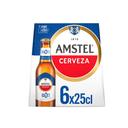 Cerveza Amstel 0,0 alcohol pack 6 botellas 25 cl