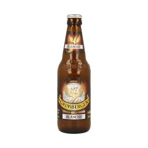 GRIMBERGEN BLANCHE Cerveza belga de trigo botella 33 cl