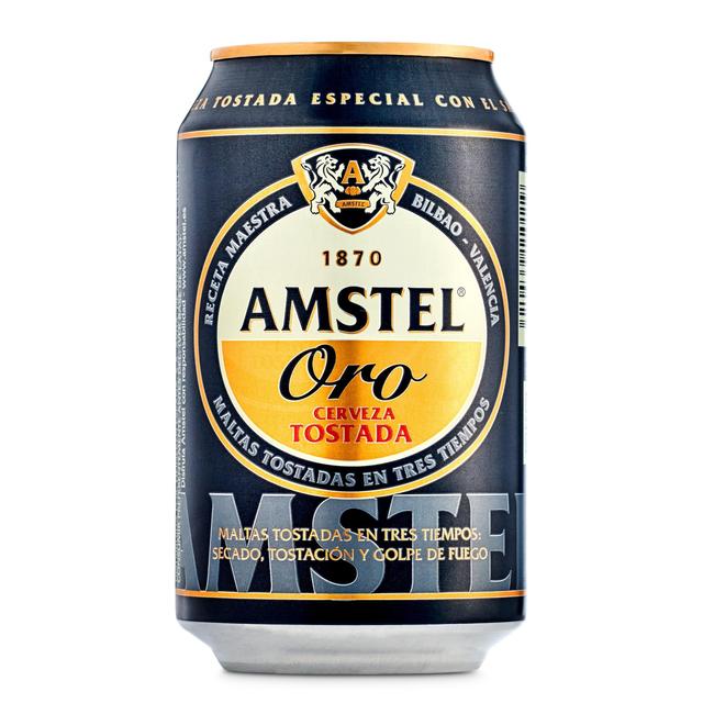 Cerveza tostada Amstel Oro lata 33cl