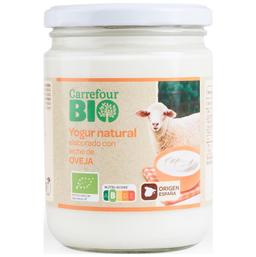 Yogur natural de leche de oveja pasteurizada ecológica Carrefour Bio 420 g