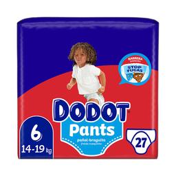 DODOT Pants (braguitas) de aprendizaje talla 6 (+ 15 kg) 27 uds