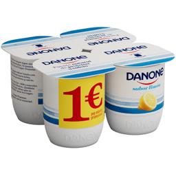 Yogur sabor a limón danone, pack 4x120 g