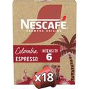 NESCAFÉ Café en cápsulas espresso Colombia Farmers Origins 18 uds