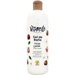 Gel baño de fresa y jazmín vitarelle, bote 750 ml