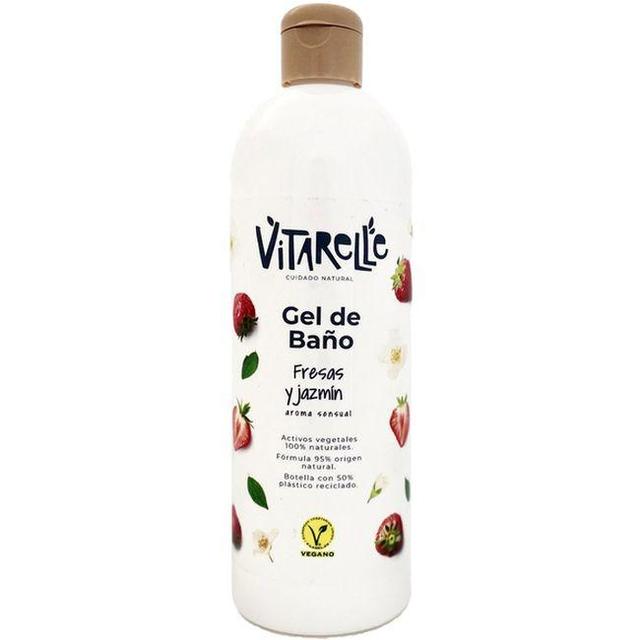 Gel baño de fresa y jazmín vitarelle, bote 750 ml