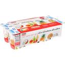 Yog.sabor coco-maced-piña-galleta eroski basic, pack 8x125g