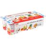 Yog.sabor coco-maced-piña-galleta eroski basic, pack 8x125g