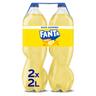 Fanta de limón pack 2 botellas 2 l