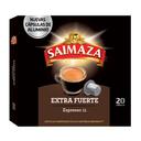 Café extra fuerte en cápsulas Saimaza compatible con Nespresso 20 unidades de 5,2 g
