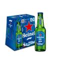Cerveza Heineken Lager 0,0 sin alcohol pack 6 botellas 25 cl