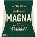 Cerveza San Miguel Magna pack de 6 botellas de 25 cl