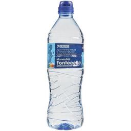 Agua mineral natural eroski, botellín tapón sport 75 cl