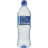 Agua mineral natural eroski, botellín tapón sport 75 cl