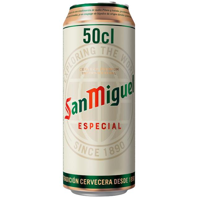 Cerveza san miguel, lata 50 cl
