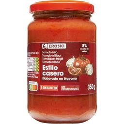 Tomate frito casero con aceite de oliva eroski, frasco 350 g 
