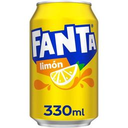 Refresco de limón fanta, lata 33 cl