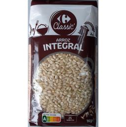 Arroz redondo integral Carrefour 1 kg