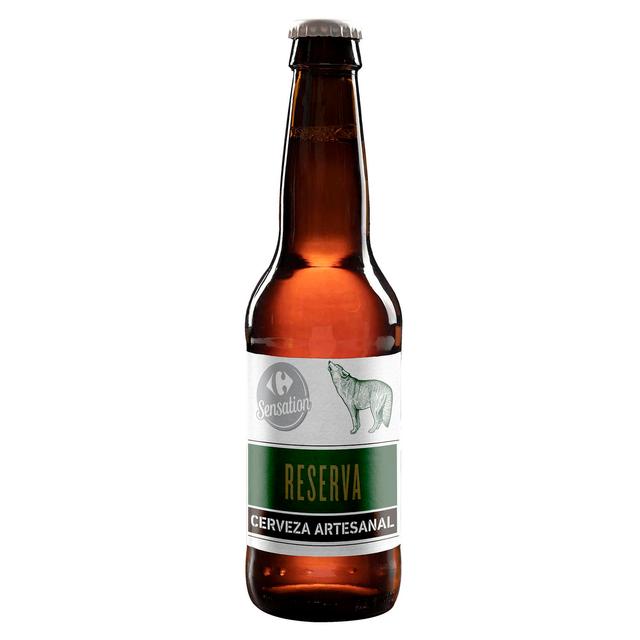 Cerveza artesana Carrefour Sensation Reserva botella 33 cl