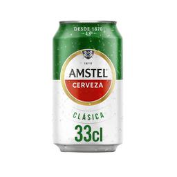 AMSTEL CLÁSICA Cerveza lata de 33 cl