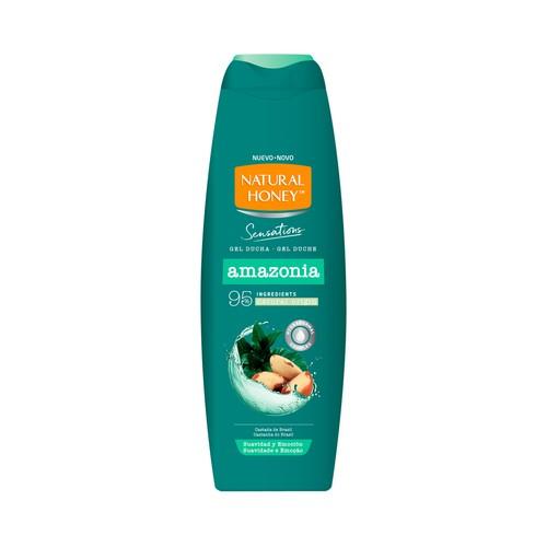 NATURAL HONEY Sensations amazonia Gel de baño o ducha enriquecido con aceite de castaña de Brasil 650 ml