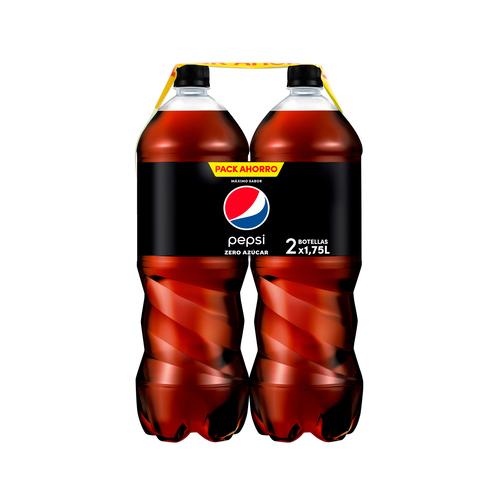 Refresco de cola zero Pepsi botella 2 x 1.75 l