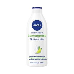 NIVEA Loción corporal (body milk) hidratante con aroma a lemongrass, para pieles normales a secas 400 ml