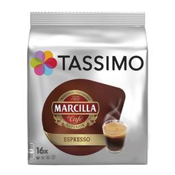 Café cápsulas TASSIMO Marcilla espresso 16 uds. 118,4 g