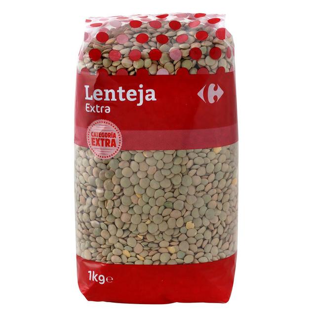 Lenteja categoría extra Carrefour 1 kg