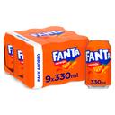 Fanta de naranja pack 9 latas de 33 cl