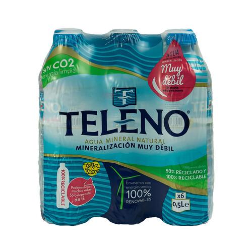 TELENO Agua mineral pack 6 uds. x 50 cl