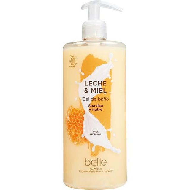 Gel de baño leche&miel belle, dosificador 750 ml